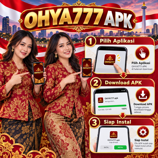 Ilustrasi panduan instalasi OHYA777 di Android